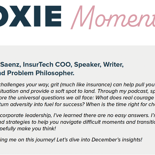 Moxie Moments Newsletter